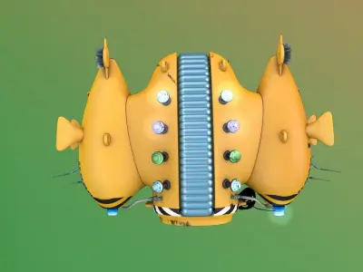 Television Ballon 2076 3D model