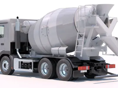 Mercedes Actros Mixer  3D model