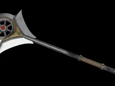 Axe 01 Low-poly 3D model