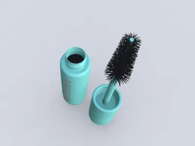 Mascara 3D Model Realistic Beauty Product Low-poly 3D model