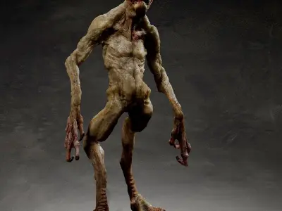 Ghoul creature 3D model
