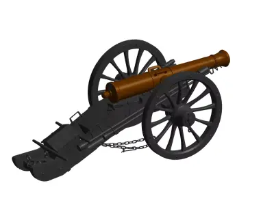 Pounder Cannon 3D model