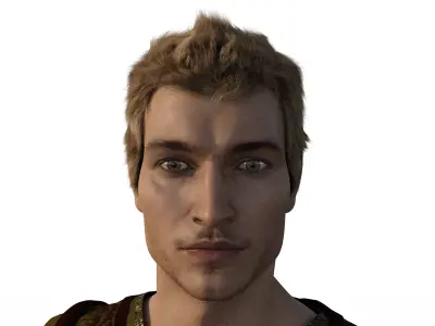  Warrior  Civilian VR- Game-Ready - 3D model