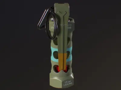 Flashbang Free low-poly 3D model