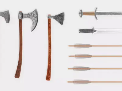 -Viking Weapons- 3D model