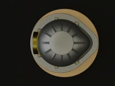 Industrial Clock 3D model purchase
