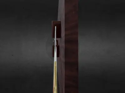 Custom Polish Saber Low-poly 3D model
