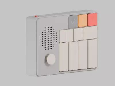 Pocket Audio HiChord - Aluminum Free 3D model