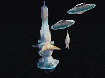 SPACE ODDITIES 3D Model Collection