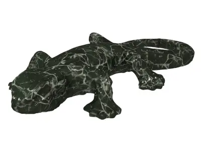 Lizard Monument 3D model