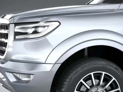 GWM UTE 2022 3D model purchase