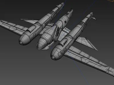 3D FIGHTER JET  3D model