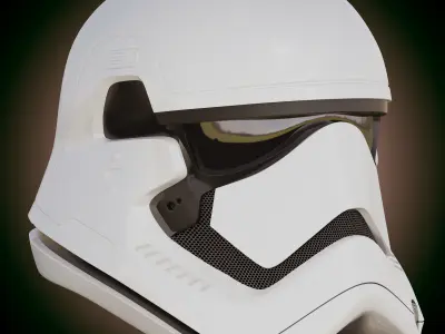 Star Wars First Order Stormtrooper Helmet 3D model
