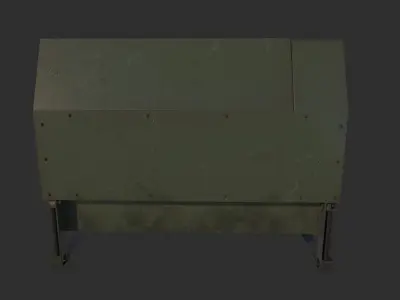 Military Generator 01 Low-poly 3D model