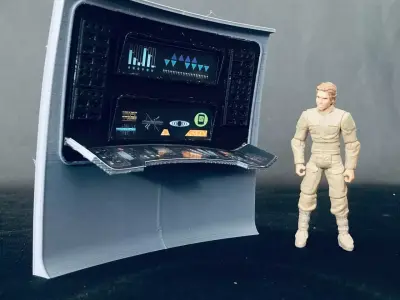 USS Enterprise Bridge Communications Station - The Wrath of Khan 3D print model