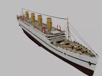  HMHS Britannic 3D model