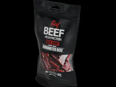 Snacks Beef Jerky Low-poly 3D model