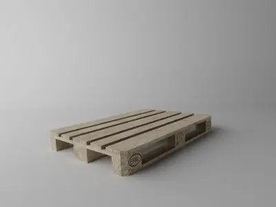 EUR pallete Free 3D model