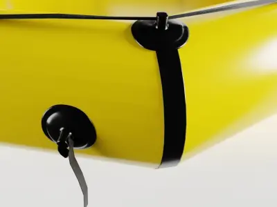Life Raft Low-poly 3D model