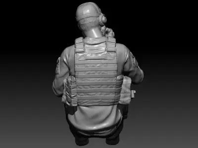NATO CREW COMMANDER 3D print model