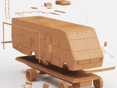 Fleetwood Bounder 1986 3D print model purchase