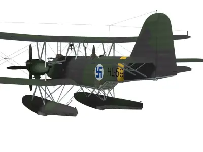 Heinkel He59B 3D model purchase