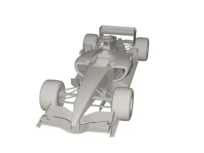 Racing car 3D model