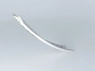 Front door emergency slide Free 3D model