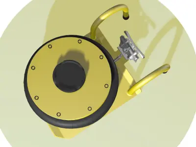 PNEUMATIC lift 3D model