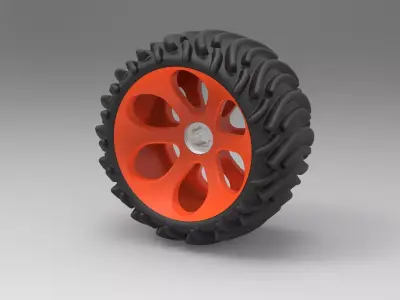 Offroad wheel 3D model