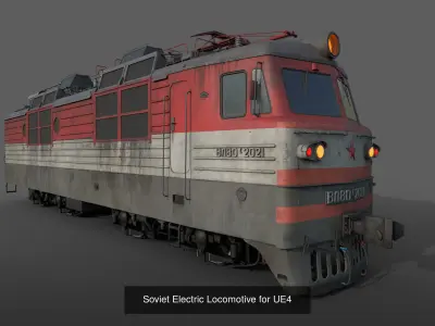 Soviet Electric Locomotive VL80T 3D Model Pack