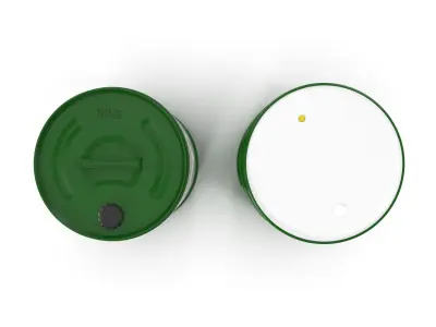 Castrol barrel Clean Low-poly 3D model