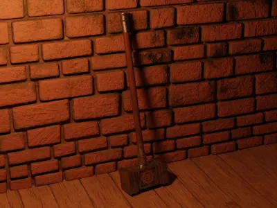 War hammer 3D model