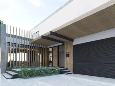  Beach Villa Exterior and Interior 