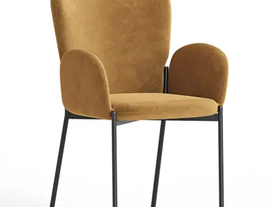 k445 Dining Chair 3D model