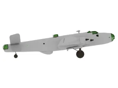 AIRCRAFT HALIFAX Free 3D model