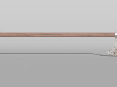 Dane Axe Low-poly 3D model