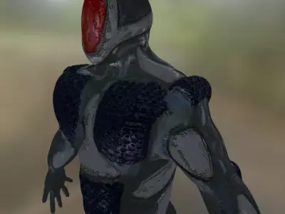 Sci-Fi Character 3D model get