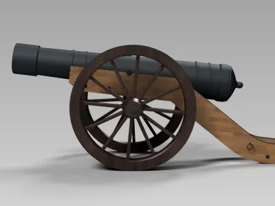 Cannon 3D model shop