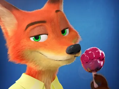 Judy and Nick 3D model