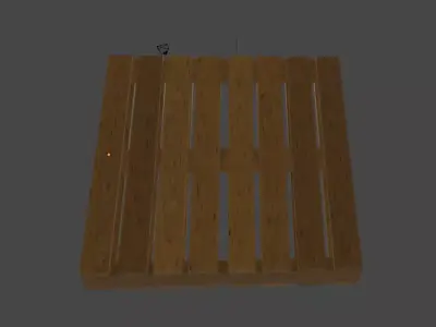Wood Pallet Free low-poly 3D model buy