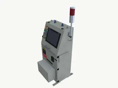 Scissor Lift Operator Panel  3D model