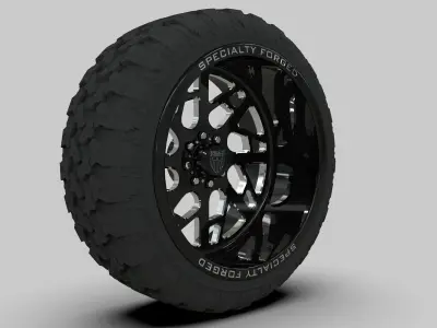 Specialty Forged SF008 Wheel 3D model
