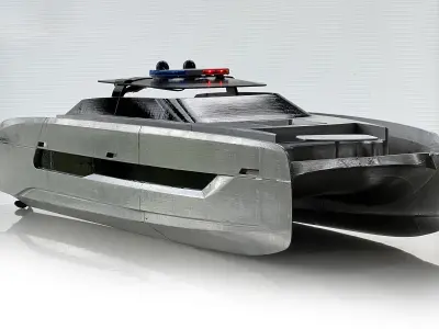 3D Print RC Catamaran 3D print model