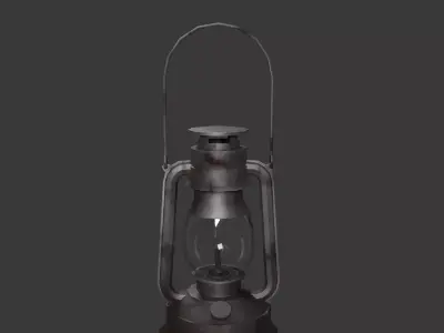 Lantern Set  Low-poly 3D model