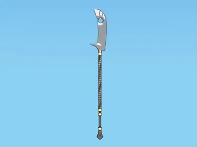 Glaive 32 Low-poly 3D model