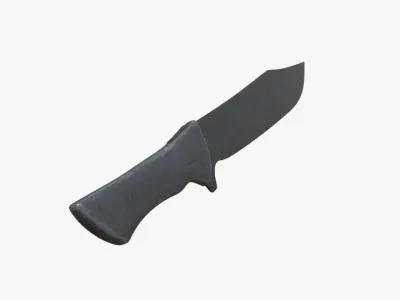 Machete knife Free low-poly 3D model purchase