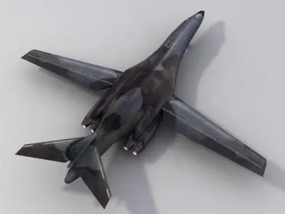 B1B Lancer Bomber Low-poly 3D model
