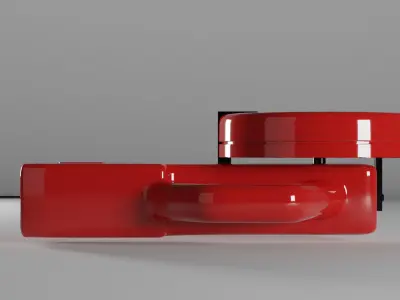 electric concrete saw pbr Low-poly 3D model