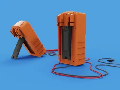 Digital Multimeter meter 3D model